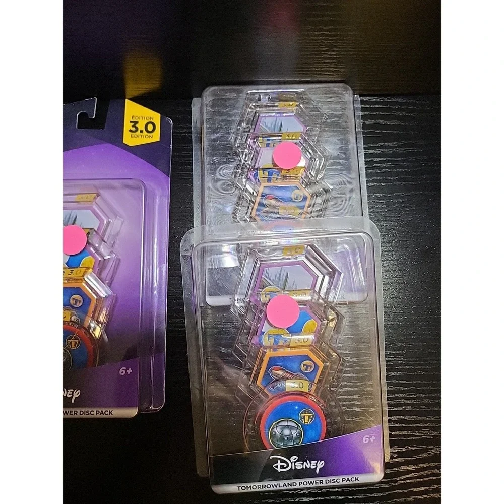 5x DISNEY INFINITY 3.0 Tomorrowland Power Disc Set Pack Terrain Sky Time Bomb